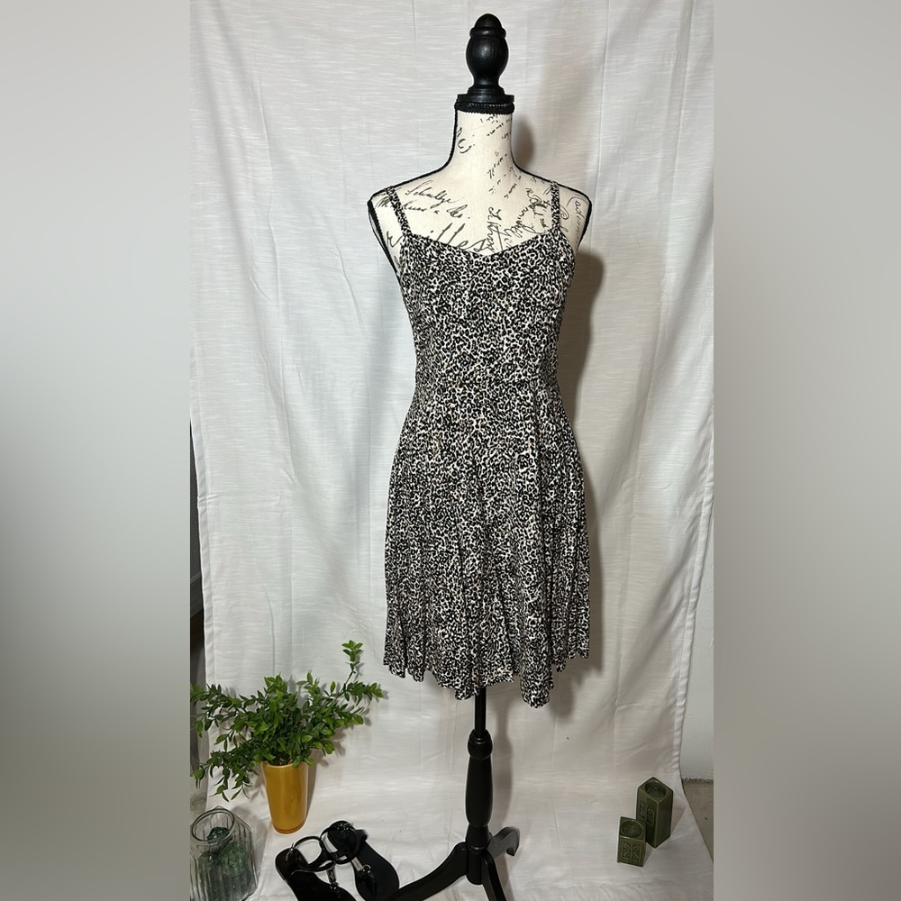 Old Navy Mini strap dress in Leopard print